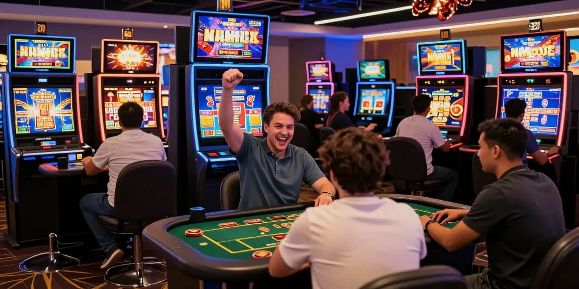 Exciting E28 online casino scene with players enjoying vibrant gaming experiences.