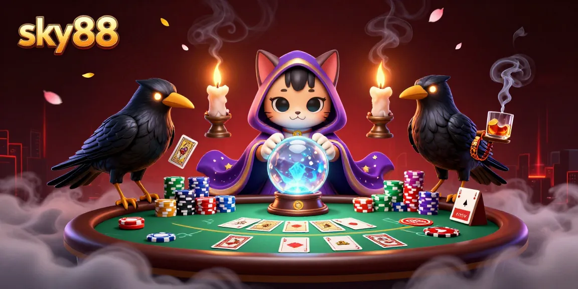 Experience thrilling gaming at sky88 with mystic characters and engaging poker elements.