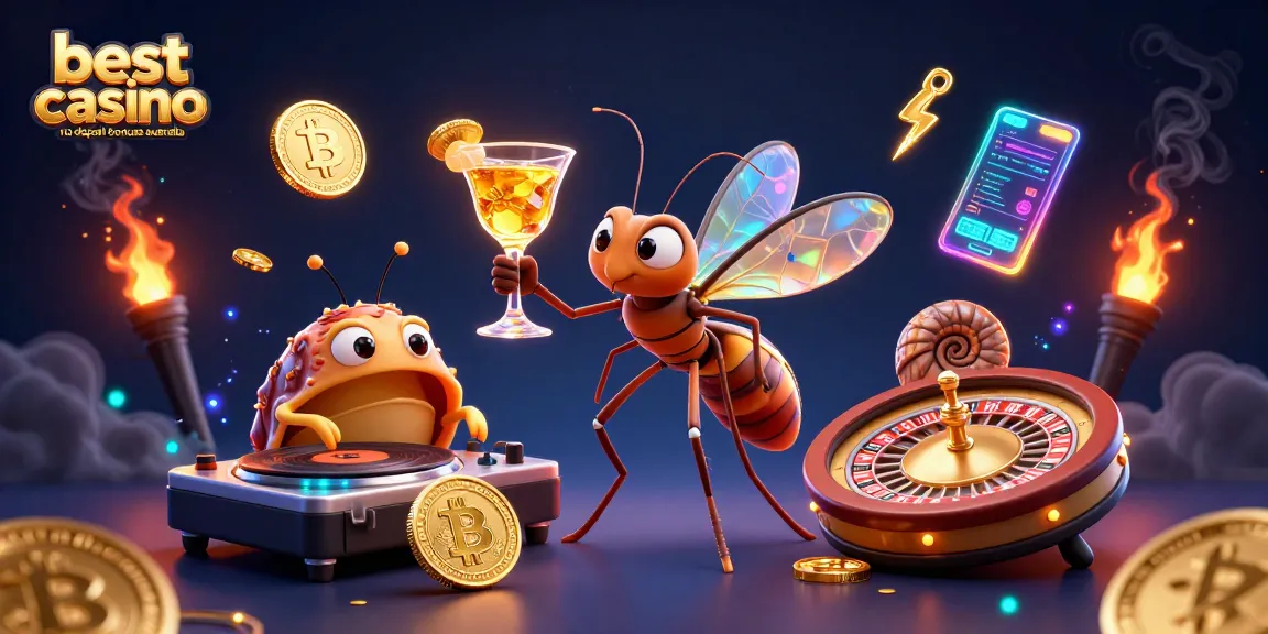 Celebrate winning moments with the best casino no deposit bonuses australia showcased in a vibrant 3D illustration.