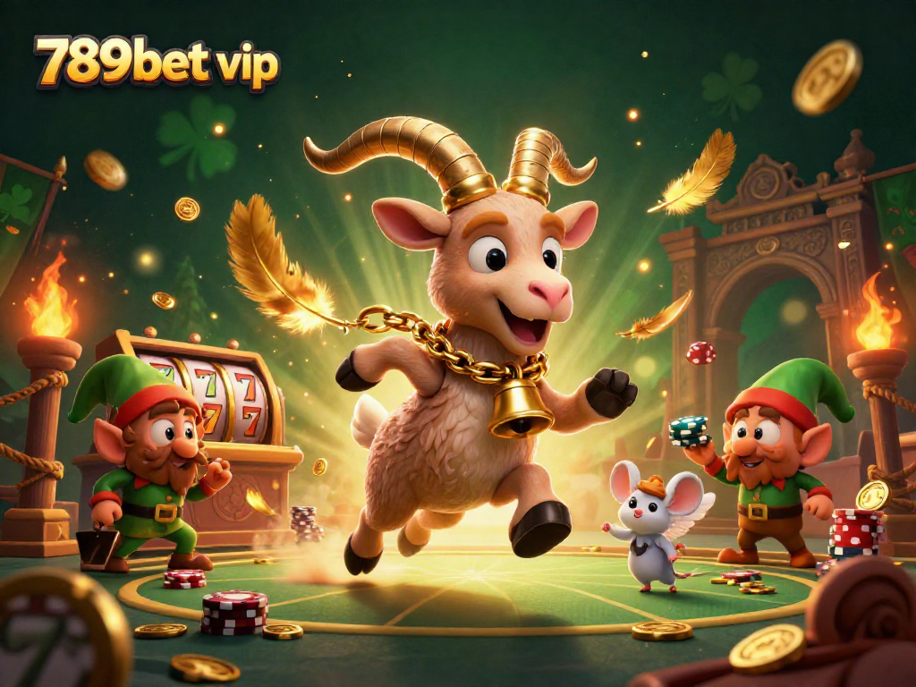 Experience 789bet vip action in a vibrant holiday-horror casino with lively characters and gaming elements.