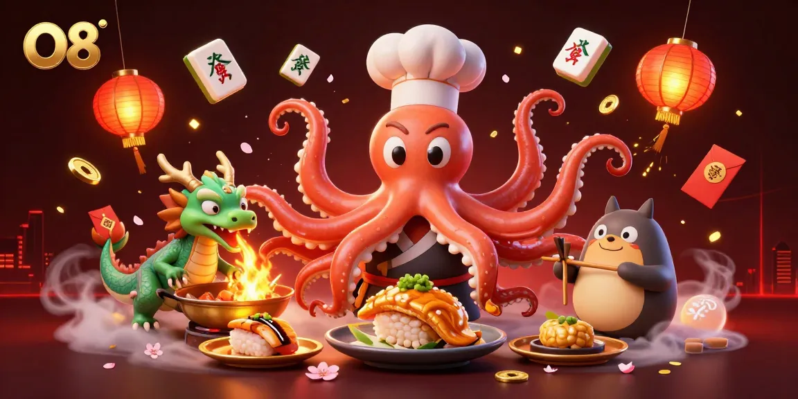 O8 players enjoying vibrant action in a dynamic online casino scene with exciting elements.