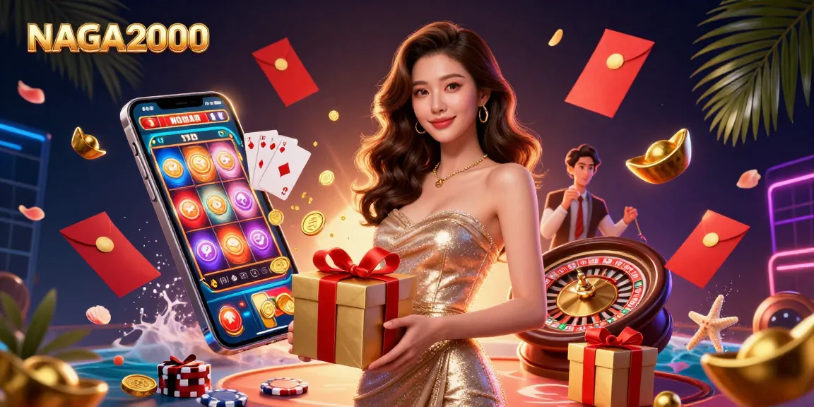 NAGA2000 menawarkan pengalaman kasino yang menarik dengan visual meriah, slot, dan peluang menang.