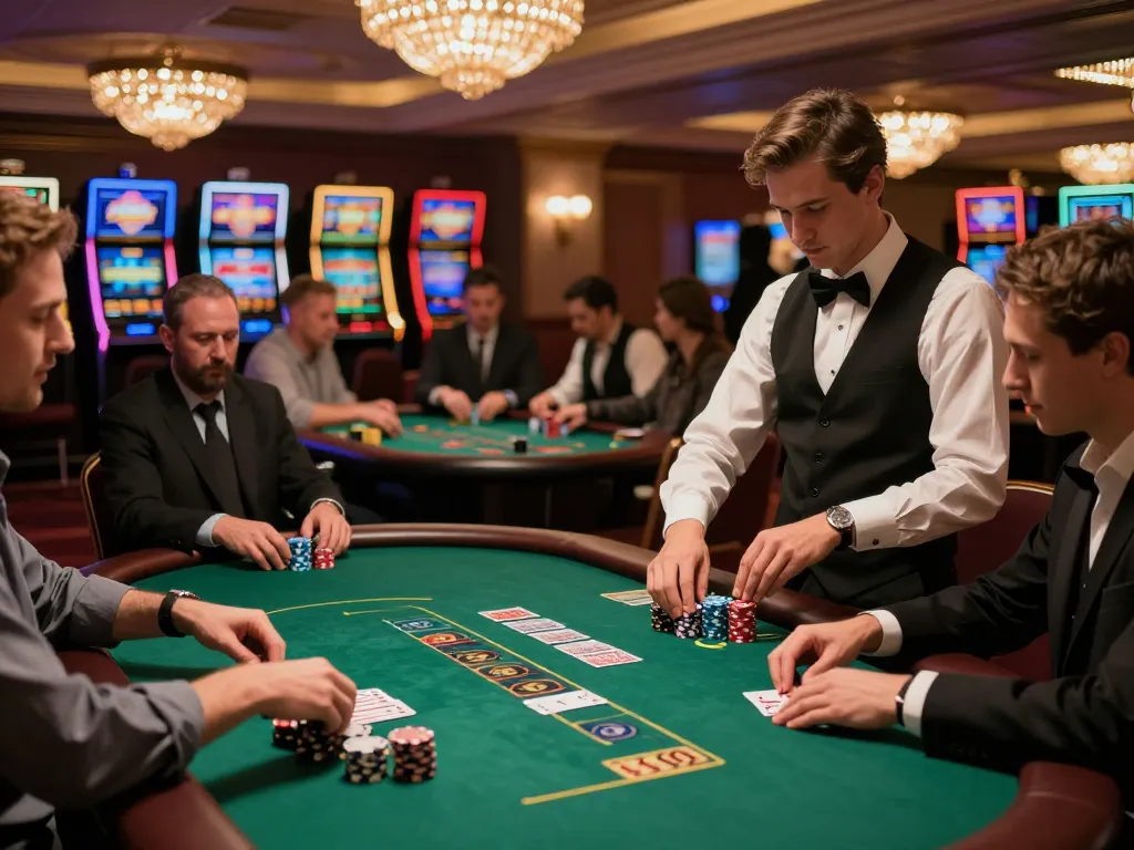 Players engage in dynamic gameplay at the 789 casino, enhancing the excitement of poker betting.
