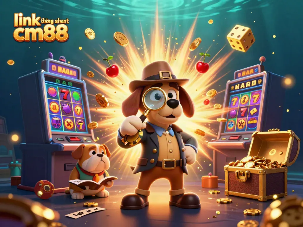 Analyze gaming strategies with link không chặn cm88 for optimal betting results in a vibrant casino scene.