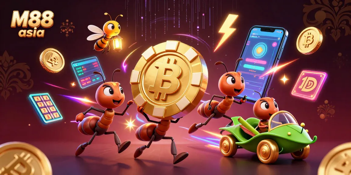 Win big with M88 asia by joining ants on a thrilling heist in a vibrant online casino scene.