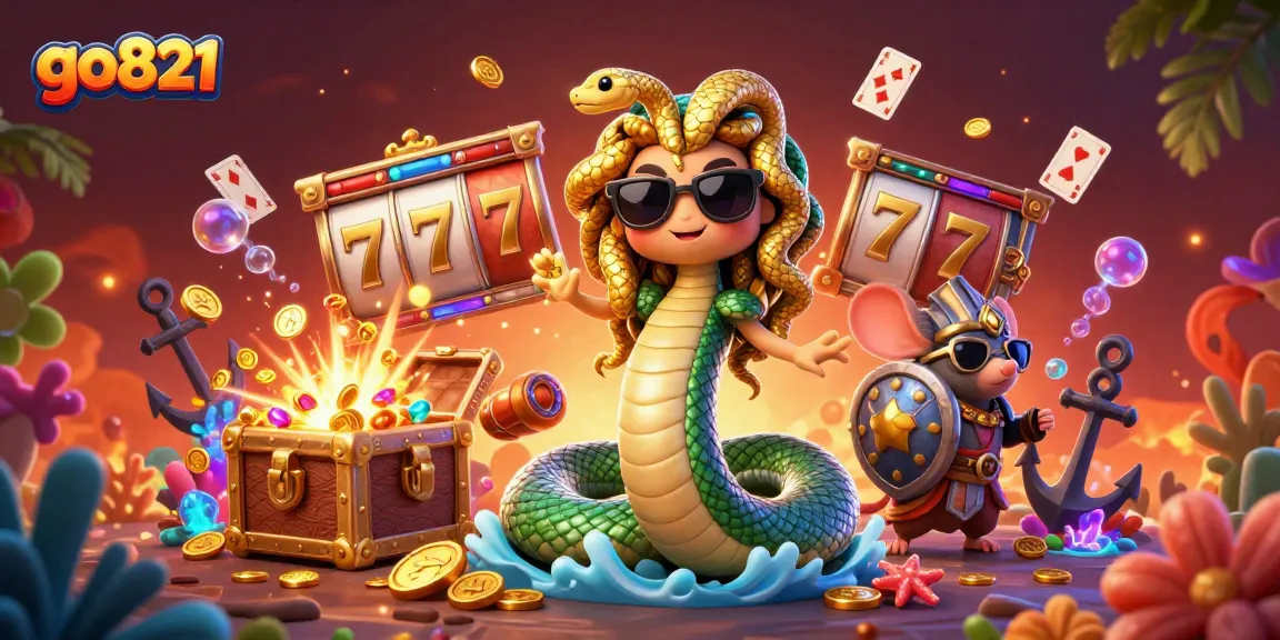 Experience thrilling gameplay at go821 while enjoying vibrant casino characters amidst rich gaming elements.